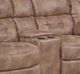 HomeStretch Frontier 3-Piece Almond Manual Reclining Sectional-2