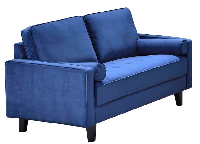 Mazin Furniture Toulouse Blue Loveseat-0