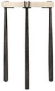 Hooker® Furniture Driftwood Gray Spot Table with Black Base-3