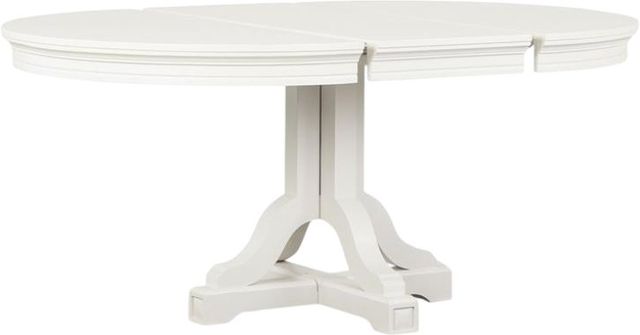 Magnussen Home® Willowbrook Egg Shell White 48" Round Dining Table-2