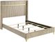Coaster® Lucia 3-Piece Beige/White Queen Upholstered Panel Bedroom Set-5