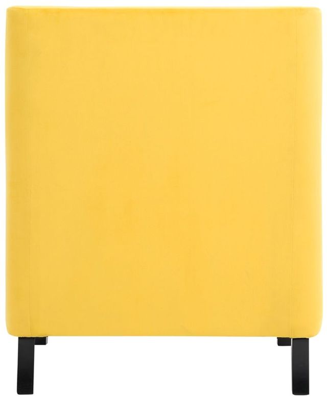 Mazin Furniture Grazioso Yellow Upholstered Accent Chair-3