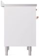 Ilve® Nostalgie II Series 36" White Pro Style Induction Range-2