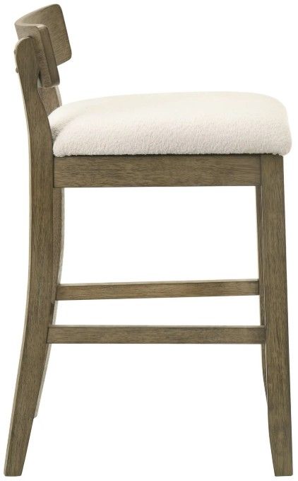 Armen Living Merie Putty Brown/White Counter Stool-3