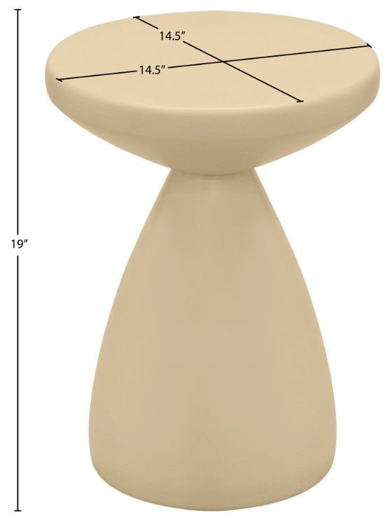 Meridian Furniture Anika Beige End Table-3