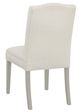 Fairfield® Customizable Entree Dining Camel Short Back Side Chair with Sheer Dove Legs-3