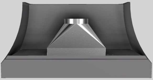 Vent-A-Hood® Designer Series 60" Gunsmoke Wall Mounted Range Hood-2