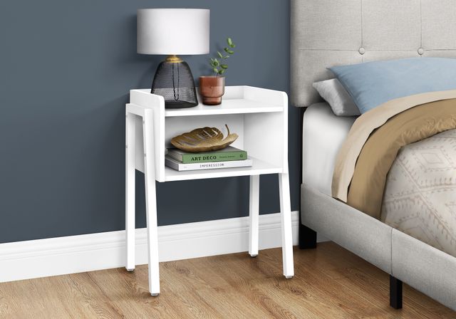 Monarch Specialties Inc. White 23"H Accent Table-2
