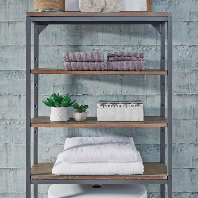 homestyles® Barnside Gray Over The Commode Stand-2