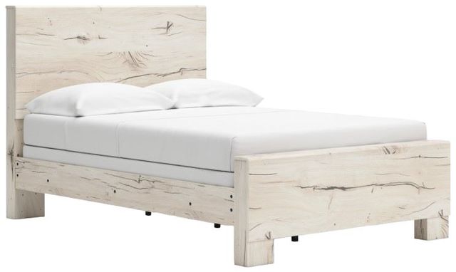 Benchcraft® Lawroy Light Natural Full Panel Bed-0