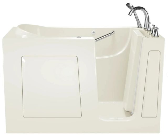 American Standard Gelcoat Linen 30” x 60” x 37" Walk-In Bathtub with Air Spa System - Right Hand Door and Drain-0