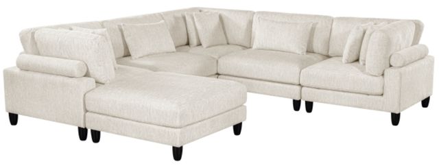Homelegance® Robstown 6-Piece Beige Modular Sectional with Ottoman-0