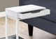 Monarch Specialties Inc. White Drawer Accent Table -2