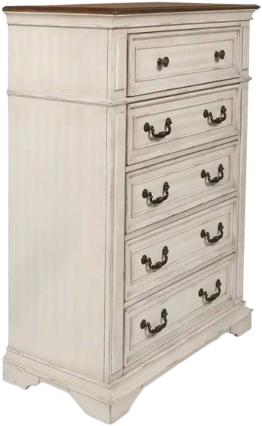 New Classic® Home Furnishings Anastasia Antique Bisque Chest-0