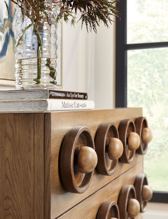 Hooker® Furniture Commerce and Market Knobby Light Wood Accent Chest-4