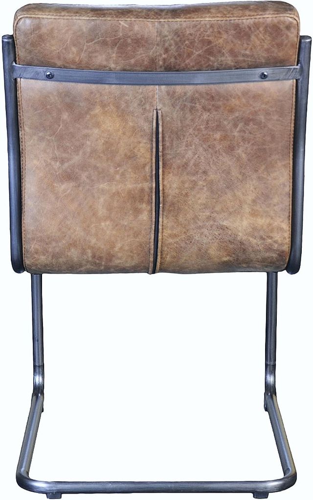 Moe's Home Collection Ansel 2-Piece Brown Leather Dining Chair Set-1