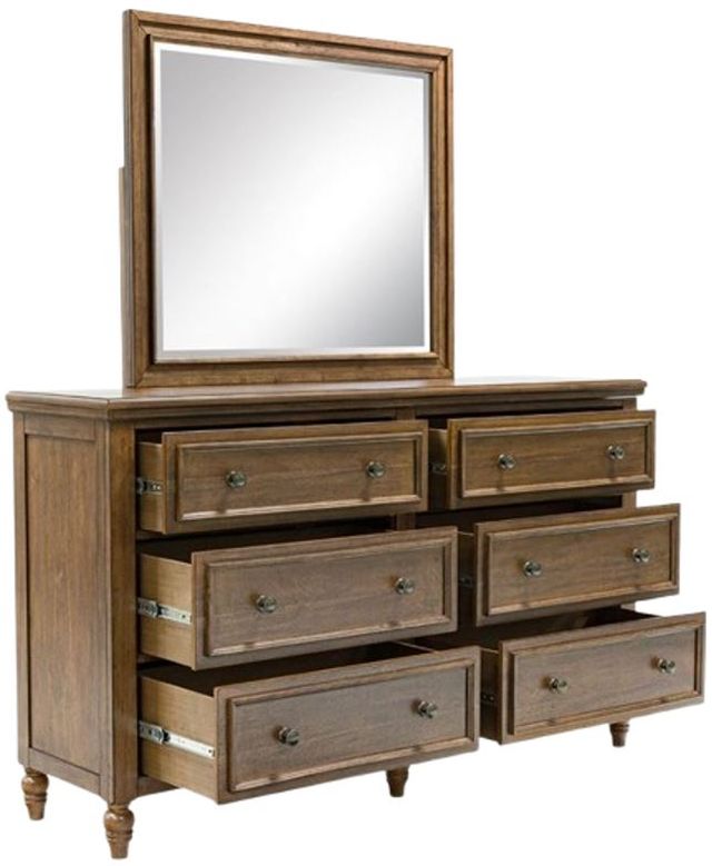 Benchcraft® Sturlayne Brown Dresser and Mirror-1