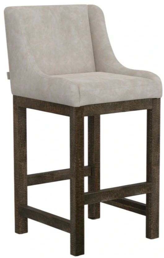 International Furniture Direct Seating Brown/Ivory 30" Bar Stool-0