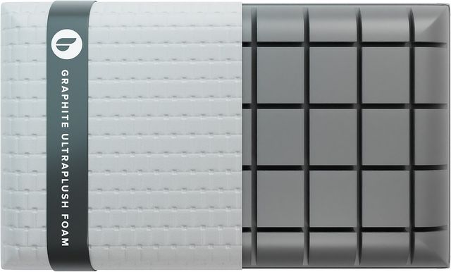 Blu Sleep Graphite Prestige Support [+] Memory Foam Queen High Bed Pillow-1