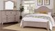Vaughan-Bassett Bungalow 3-Piece Dover Gray King Arch Bedroom Set-0