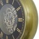 YHD Aged Golden/Black Wall Clock-2