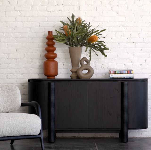 Dovetail Furniture Stefan Black Sideboard-1