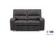 Cheers by Man Wah Charcoal Power Reclining Loveseat with Power Headrest-1