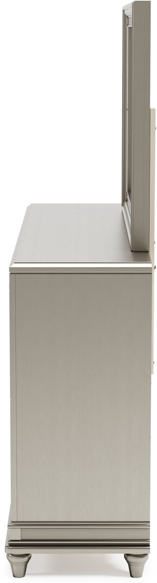 Signature Design by Ashley® Chevanna Platinum Dresser and Mirror-4