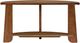 Magnussen Home® Tanner Tawny Brown Demilune Sofa Table-3