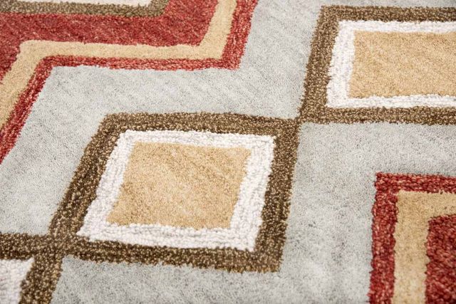 Rizzy Home Mesa Red 10'x13' Rectangular Rug-3