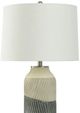 StyleCraft Tabby Sage/White Table Lamp-1