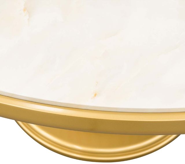 Michael Amini® Scotts Square Light Champagne Round Dining Table-3