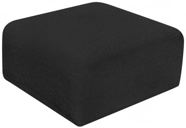 Meridian Furniture Arc Black Ottoman-0