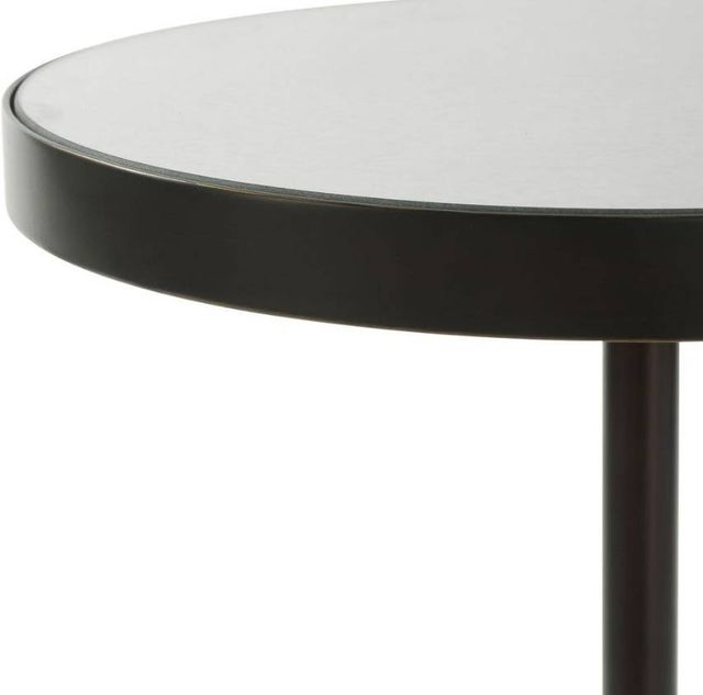 Uttermost® Odesa Mirrored Top Accent Table with Bronze/Latte Base-3