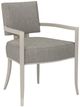 Caracole® Classic Reserved Gray Dining Arm Chair-0
