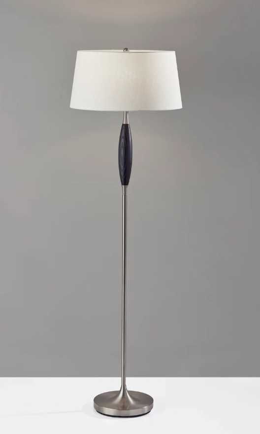 Adesso® Pinn Brushed Steel Floor Lamp-1