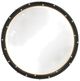 Uttermost® Helia Antique Gold/Matte Black Round Mirror-0