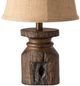 Crestview Collection Barn Post Brown Accent Lamp-2