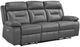 Homelegance® Laconia Dark Gray Double Power Reclining Sofa-0