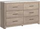 Signature Design by Ashley® Senniberg 2-Piece Light Brown/White Queen Panel Bed Set-2