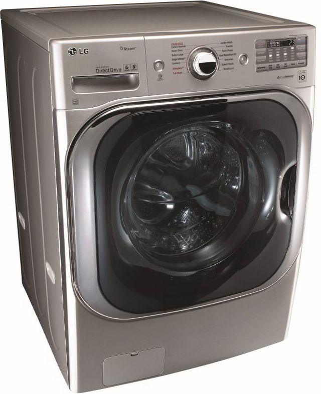 LG 5.2 Cu. Ft. Graphite Steel Front Load Washer-1