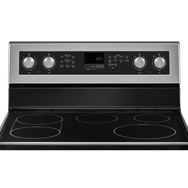 Cuisinière électrique autoportante de 30 po Maytag® de 6.7 pi³ - Acier inoxydable résistant aux traces de doigts-4