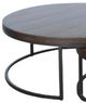 Sunny Designs™ Tobacco Leaf Nesting Console Table Set with Black Base-1