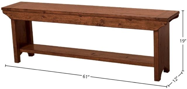 LH Home Irish Coast Light Driftwood Bench -1