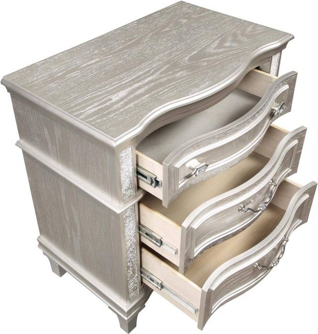 Coaster® Evangeline Silver Oak Nightstand-4