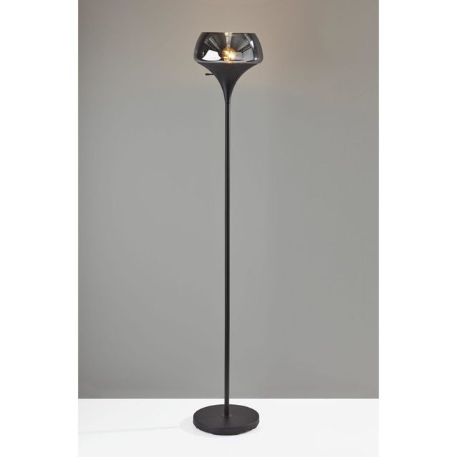 Adesso® Eliza Black Torchiere-1