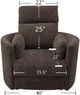 Radius Krypton Power Swivel Glider Recliner-3