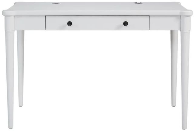 Bernards Citrus Heights White 48" Writing Desk-1