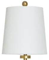 StyleCraft Gold Glass Buffet Lamp-2