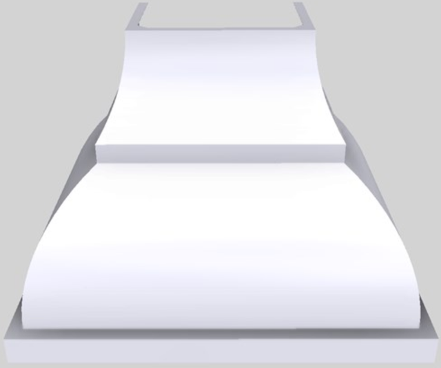 Vent-A-Hood® Designer Series 42" White Wall Mounted Range Hood-0